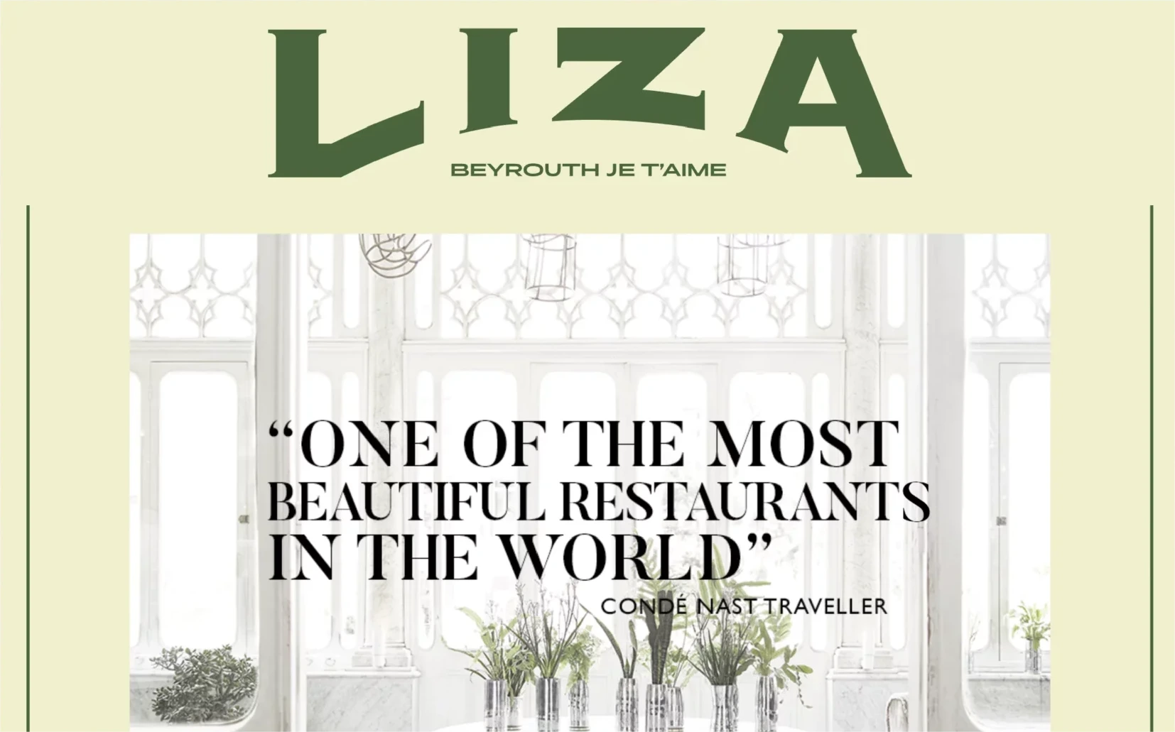 Liza Restaurant - Beirut